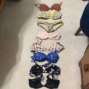 Colorful bra bundle